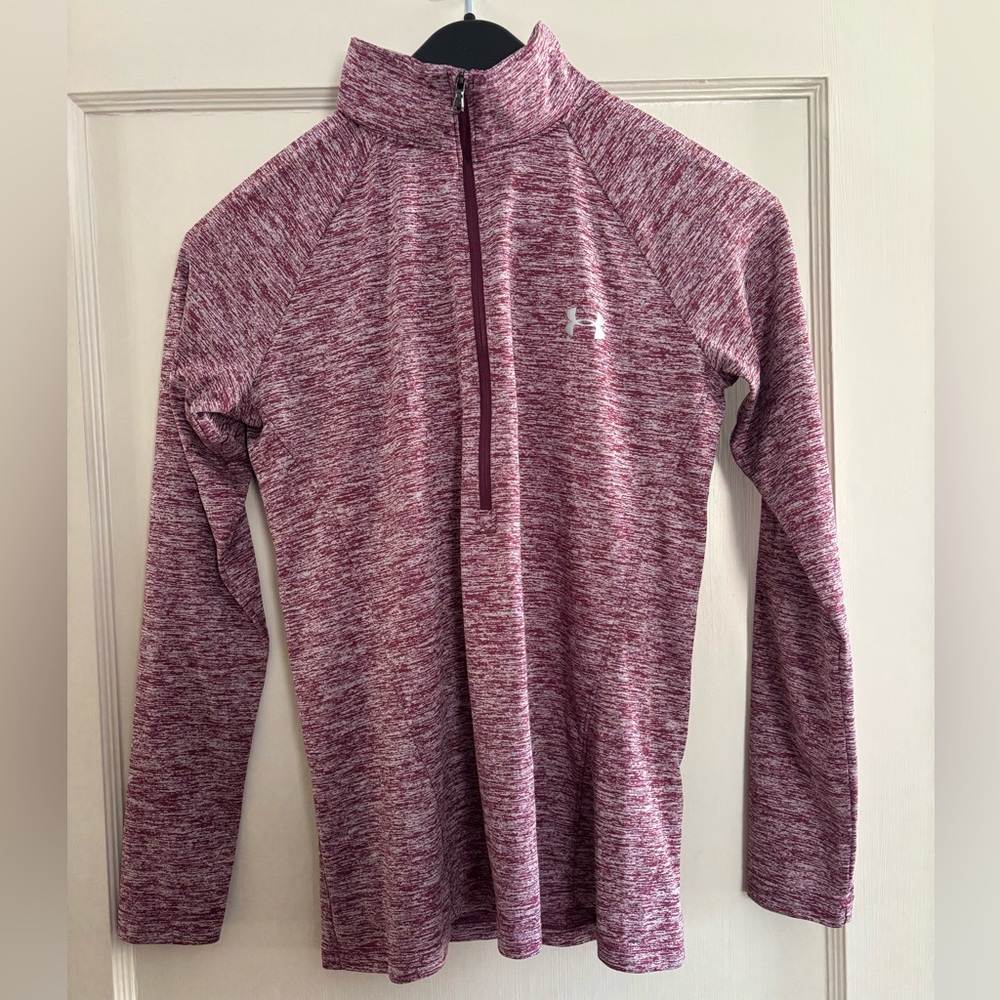 Under Armour Burgundy HeatGear Pullover
